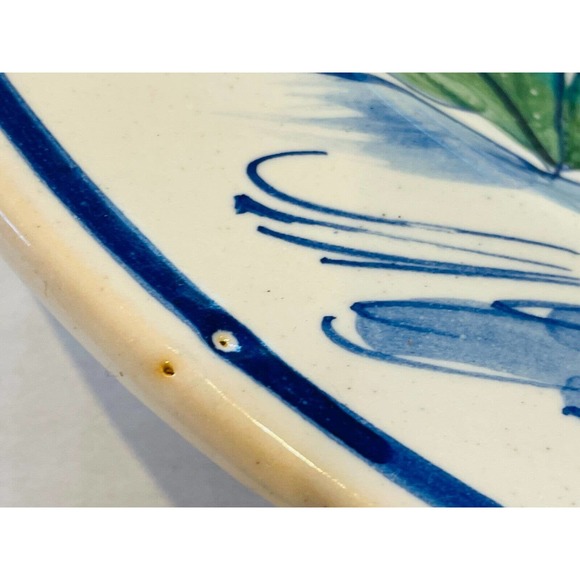 Colonial Williamsburg Delft Polychrome Chinoiserie 13" Round Platter - Picture 8 of 12